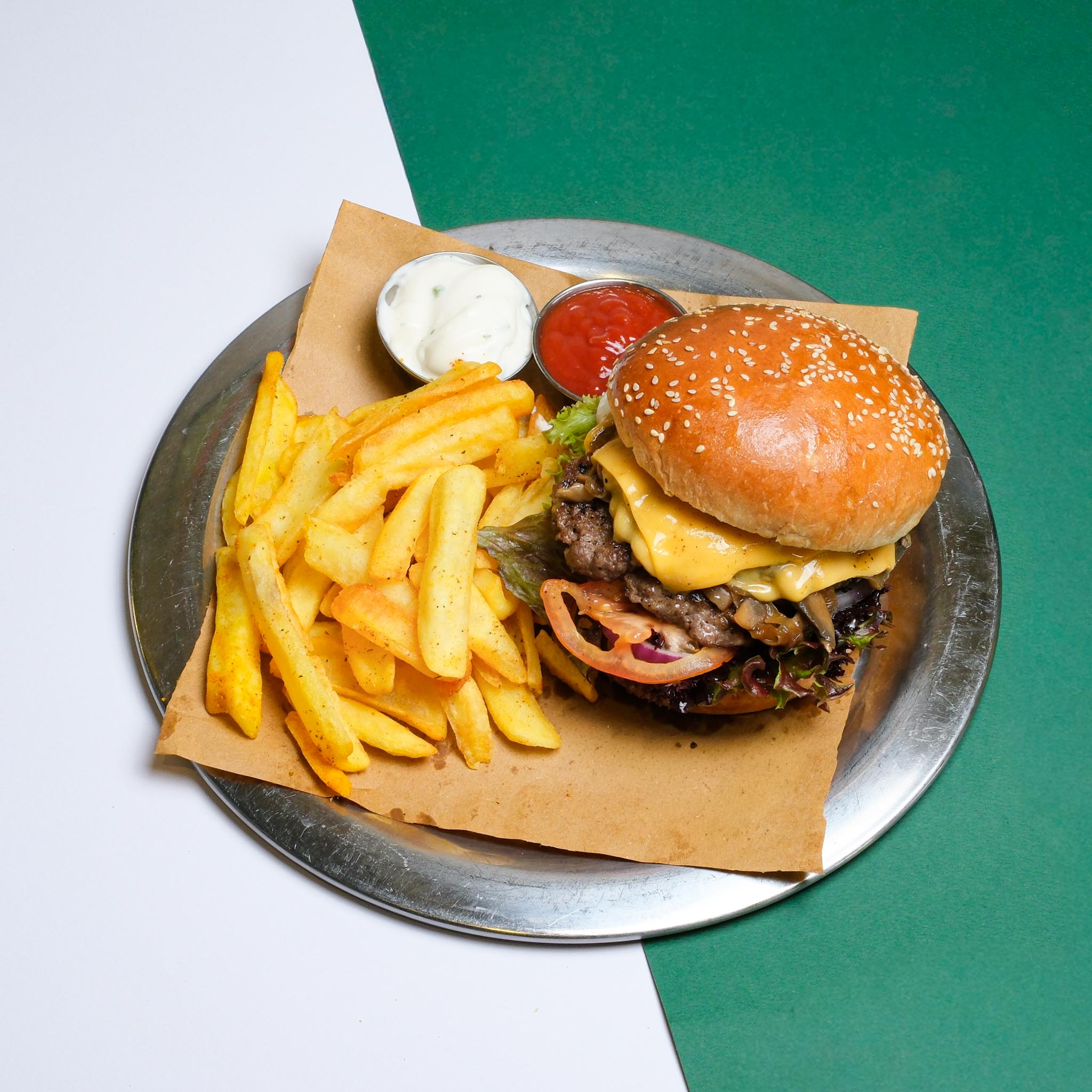 MUSHROOM BURGER 